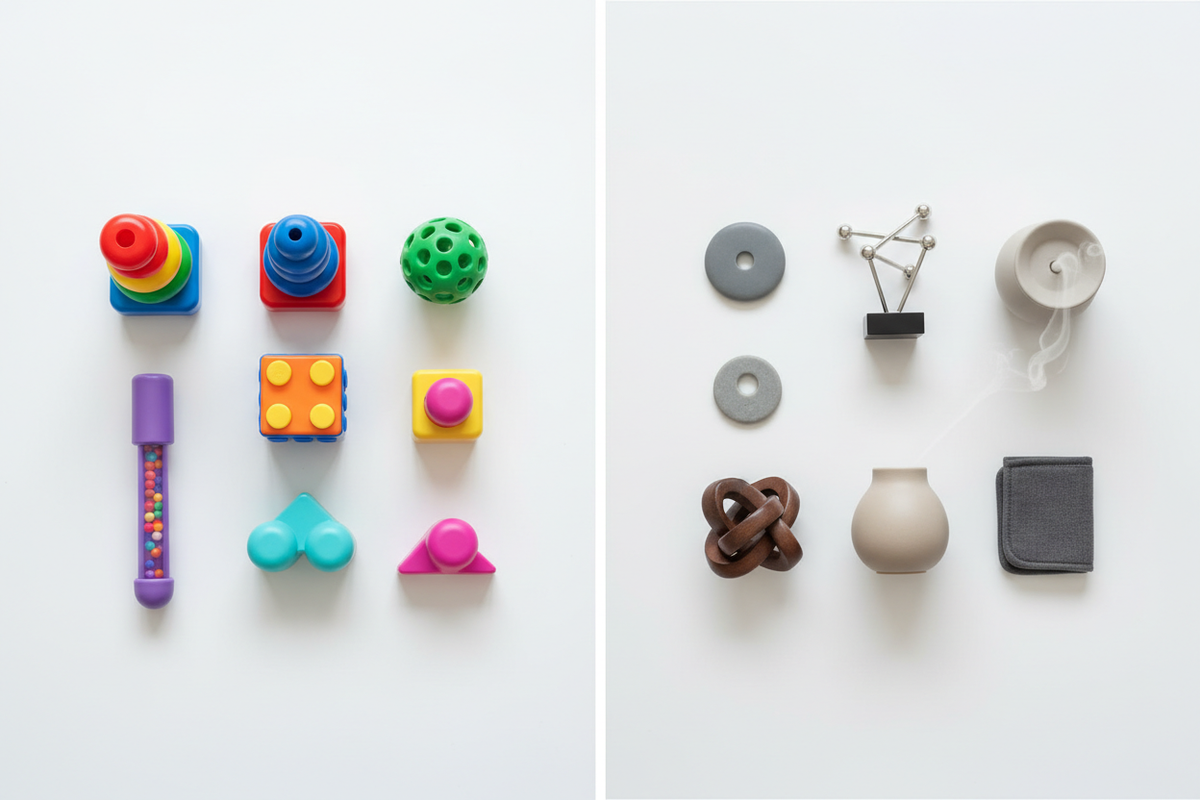 Stress Toys for Adults vs Kids: What's the Difference and Does It Matter?