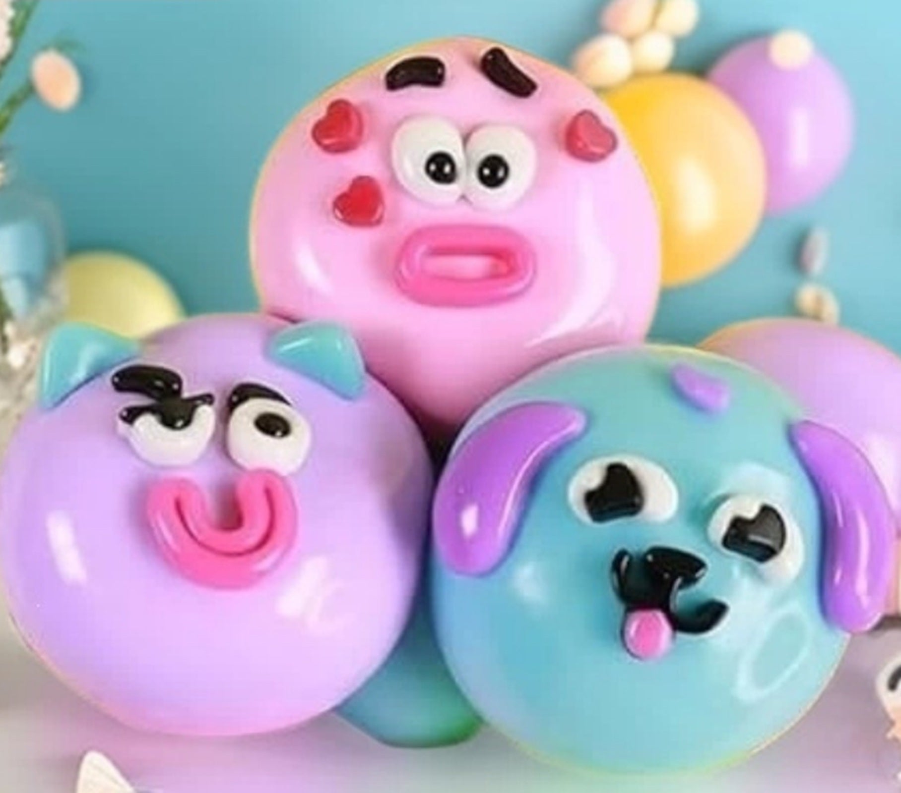 DIY Face Swap Squeeze Ball – Funny Expression Slow-Rising Sensory Fidget Toy