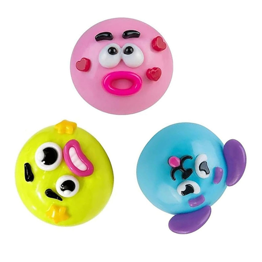 DIY Face Swap Squeeze Ball – Funny Expression Slow-Rising Sensory Fidget Toy