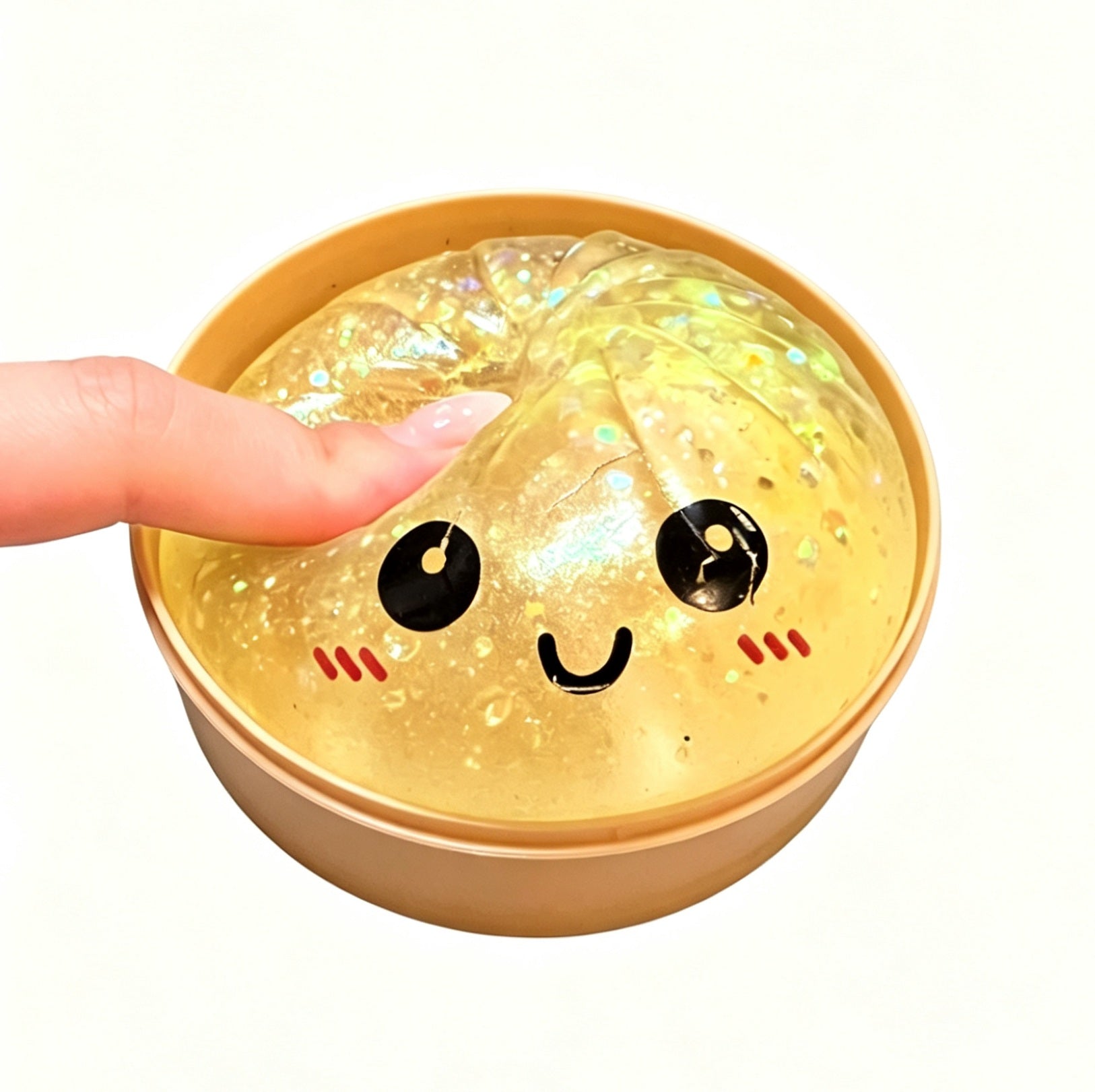 Cute "Malt Sugar" Dumpling Squishy Toy – The Softest Stress Relief Bun Ever!
