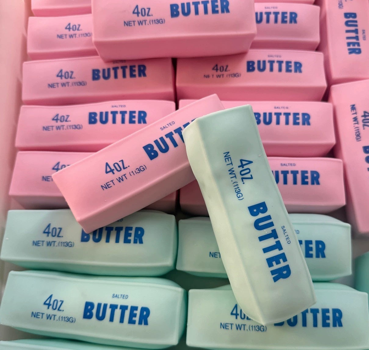 OozeJoy ASMR Butter Block Squishy — Crunchy Sensory Fidget | Stress Relief Desk Toy