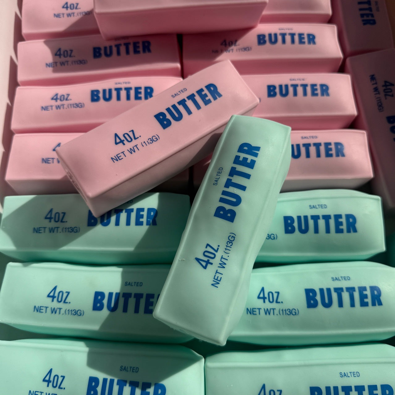 OozeJoy ASMR Butter Block Squishy — Crunchy Sensory Fidget | Stress Relief Desk Toy