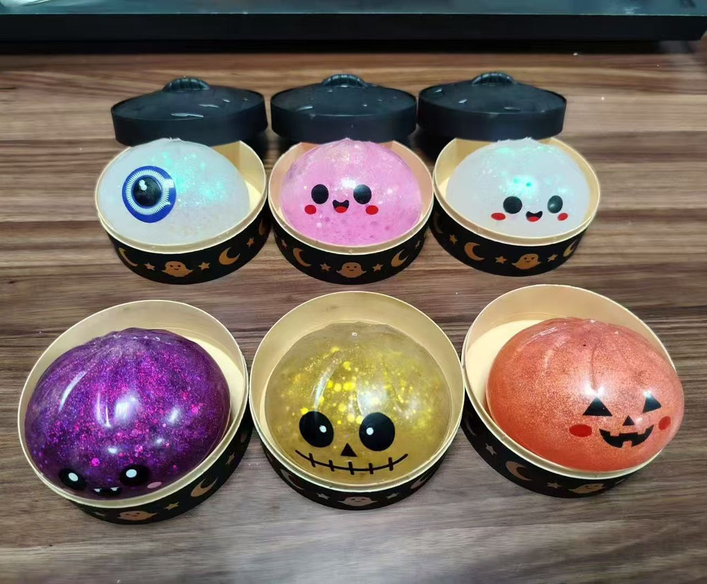 OozeJoy Halloween Mystery Blind Box — Spooky Dumpling Squeeze Toy | Stress Relief Fidget
