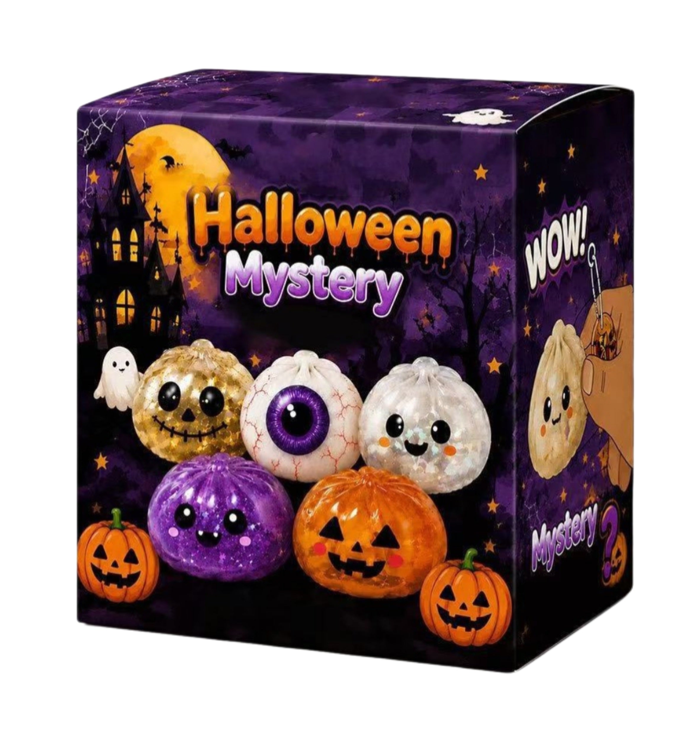OozeJoy Halloween Mystery Blind Box — Spooky Dumpling Squeeze Toy | Stress Relief Fidget