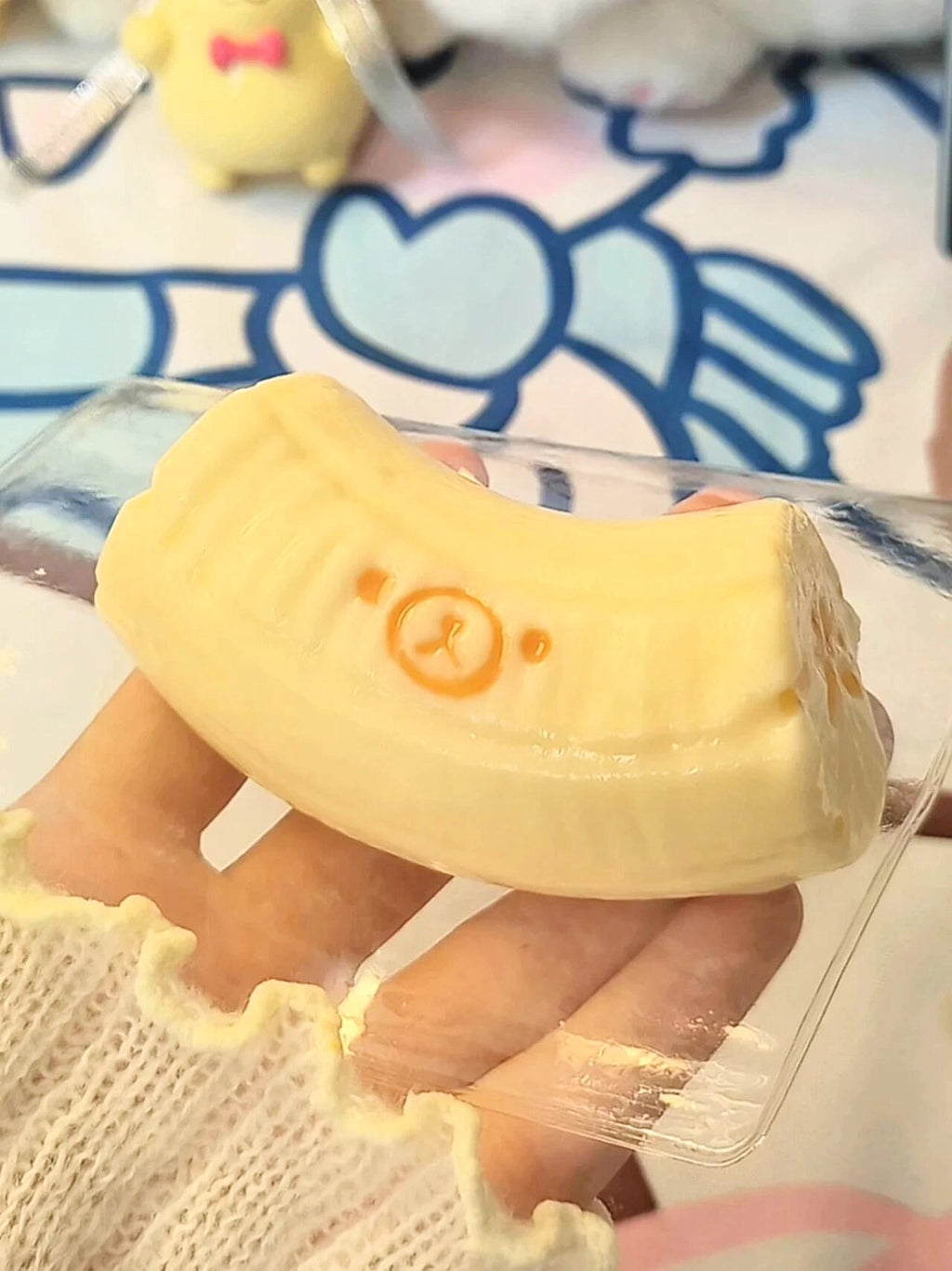 OozeJoy Kawaii Bear Banana Squeeze Toy — Slow-Rising Sensory Fidget for Stress Relief
