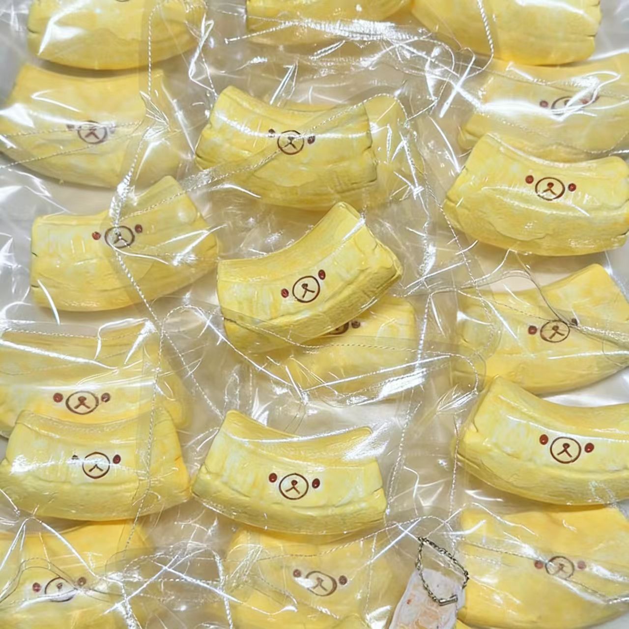 OozeJoy Kawaii Bear Banana Squeeze Toy — Slow-Rising Sensory Fidget for Stress Relief