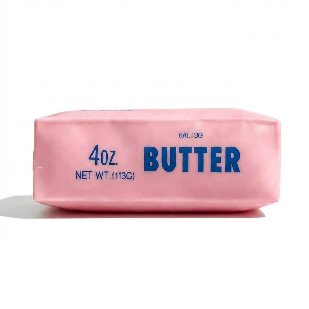 OozeJoy ASMR Butter Block Squishy — Crunchy Sensory Fidget | Stress Relief Desk Toy