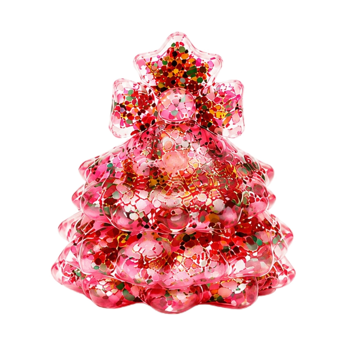 OozeJoy Christmas Tree Glitter Squishy — Slow-Rebound Festive Stress Relief Toy