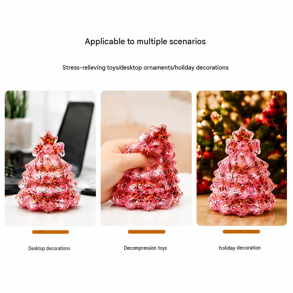 OozeJoy Christmas Tree Glitter Squishy — Slow-Rebound Festive Stress Relief Toy