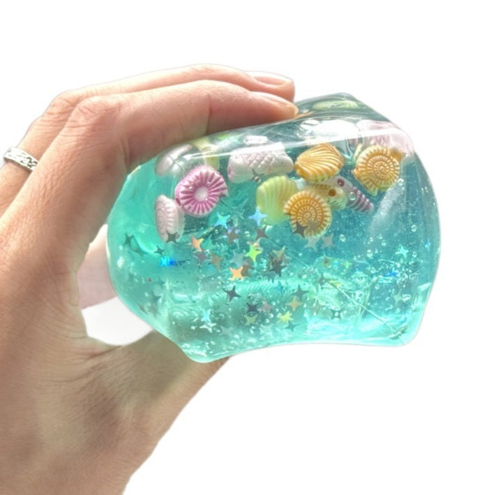 Ocean Cube Sensory Squishy – Ultra-Slow Rising Stress Relief Squeeze Toy