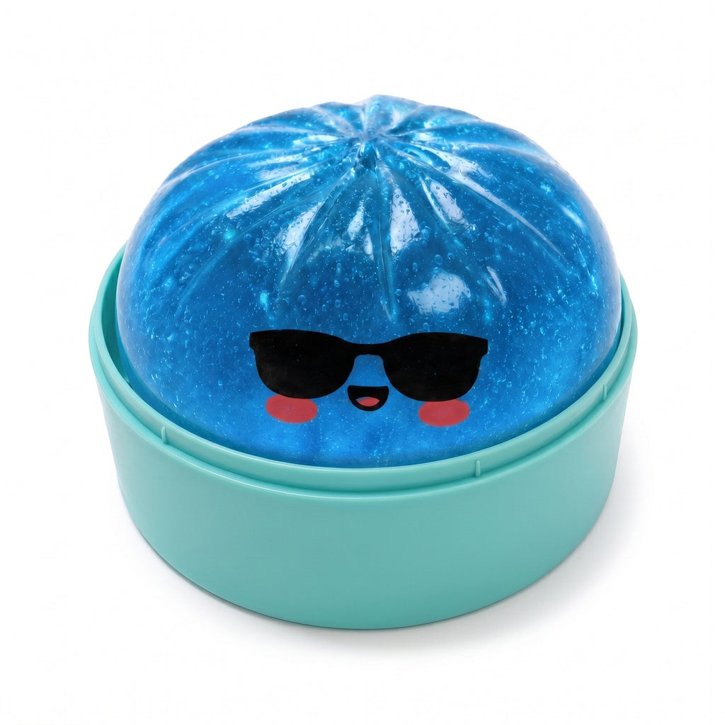 OozeJoy Shark-Inside Dumpling Squeeze Toy — Kawaii Sensory Fidget for Stress Relief