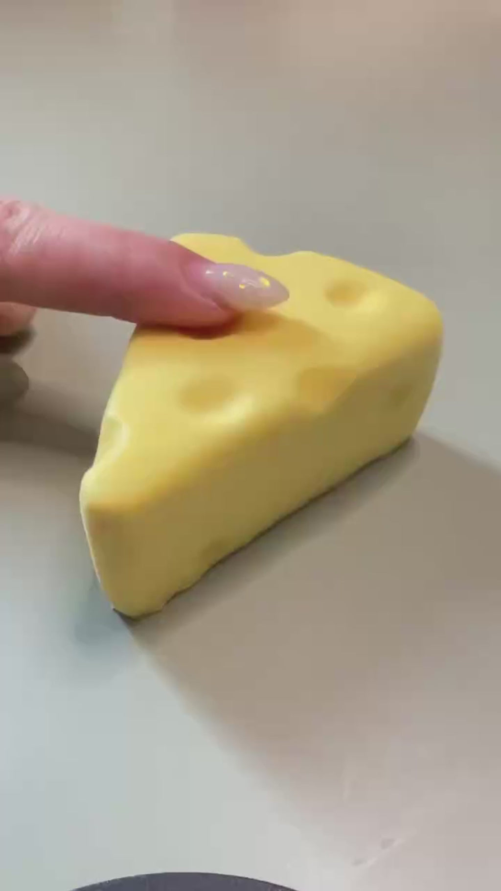 oozejoy Kawaii Swiss Cheese Squishy – Ultra-Soft Slow Rising Stress Relief Toy
