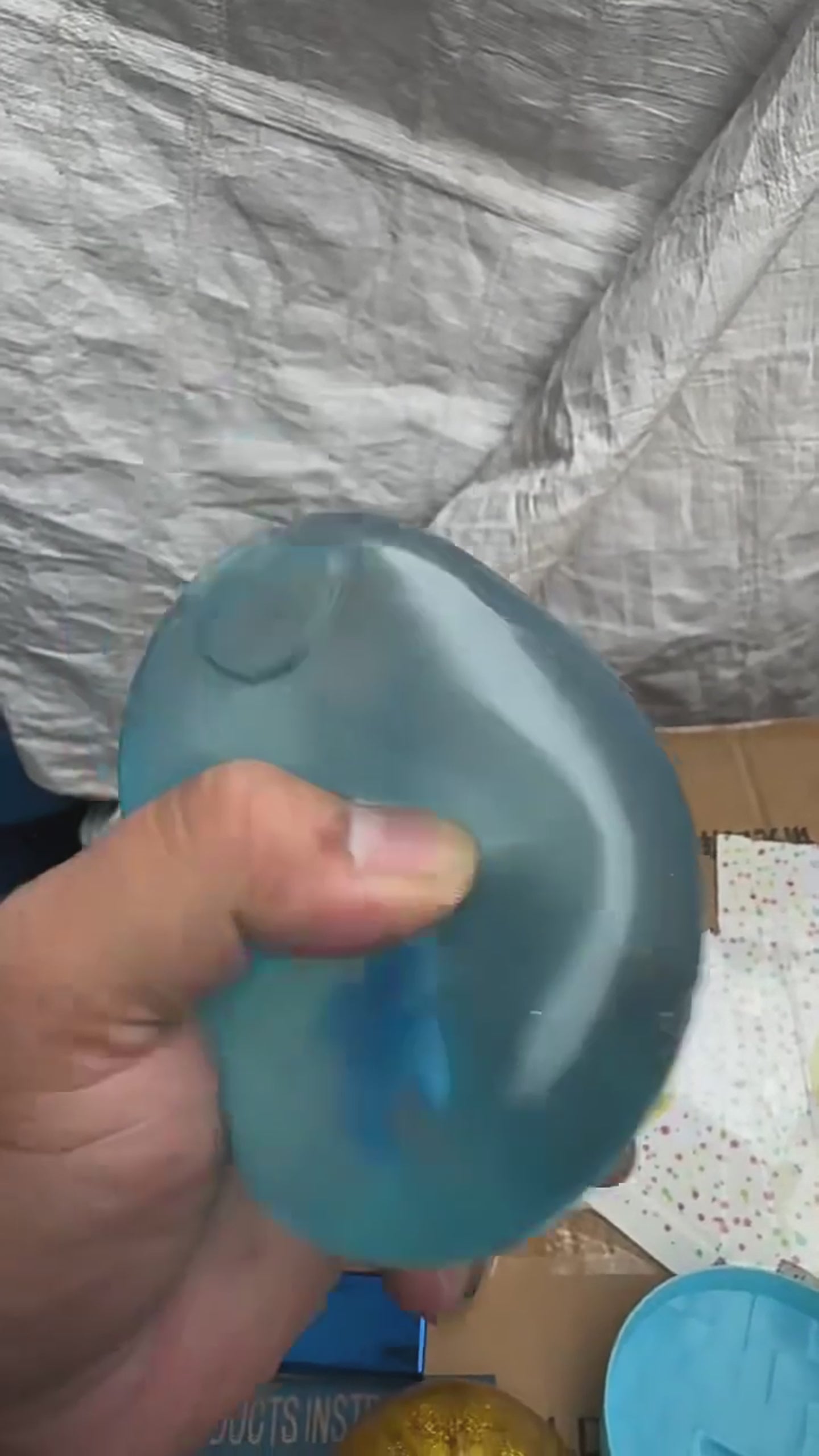 OozeJoy Shark-Inside Dumpling Squeeze Toy — Kawaii Sensory Fidget for Stress Relief